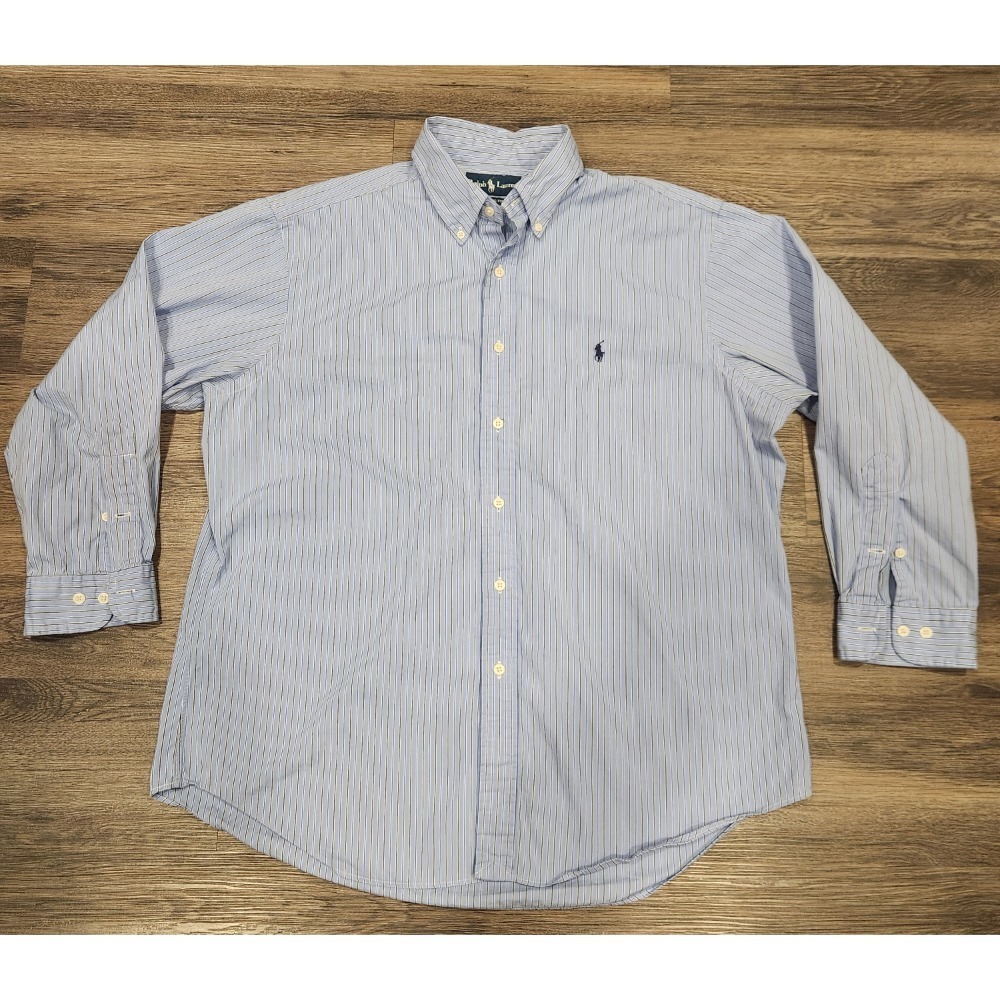 Polo Ralph Lauren Striped Button Down Shirt‎ Long Sleeve Classic Fit